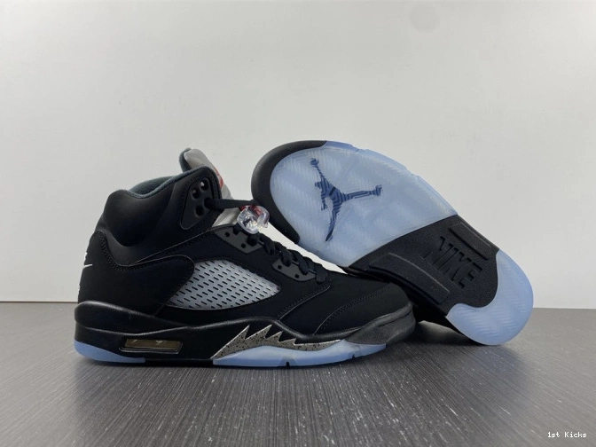 1st Kicks 592 (2016) Black Jordan Metallic 845035- SportInspired 5 Retro 1115